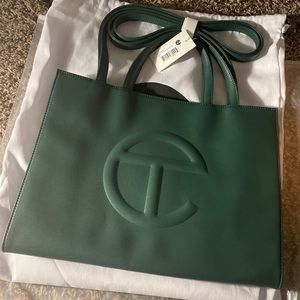 Medium Dark Olive Telfar Shopping Tote